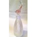 BEACHES ART GLASS STUDIO PERFUME BOTTLE – ART DECO STYLE ORCHID & HUMMINGBIRD DESIGN (B)